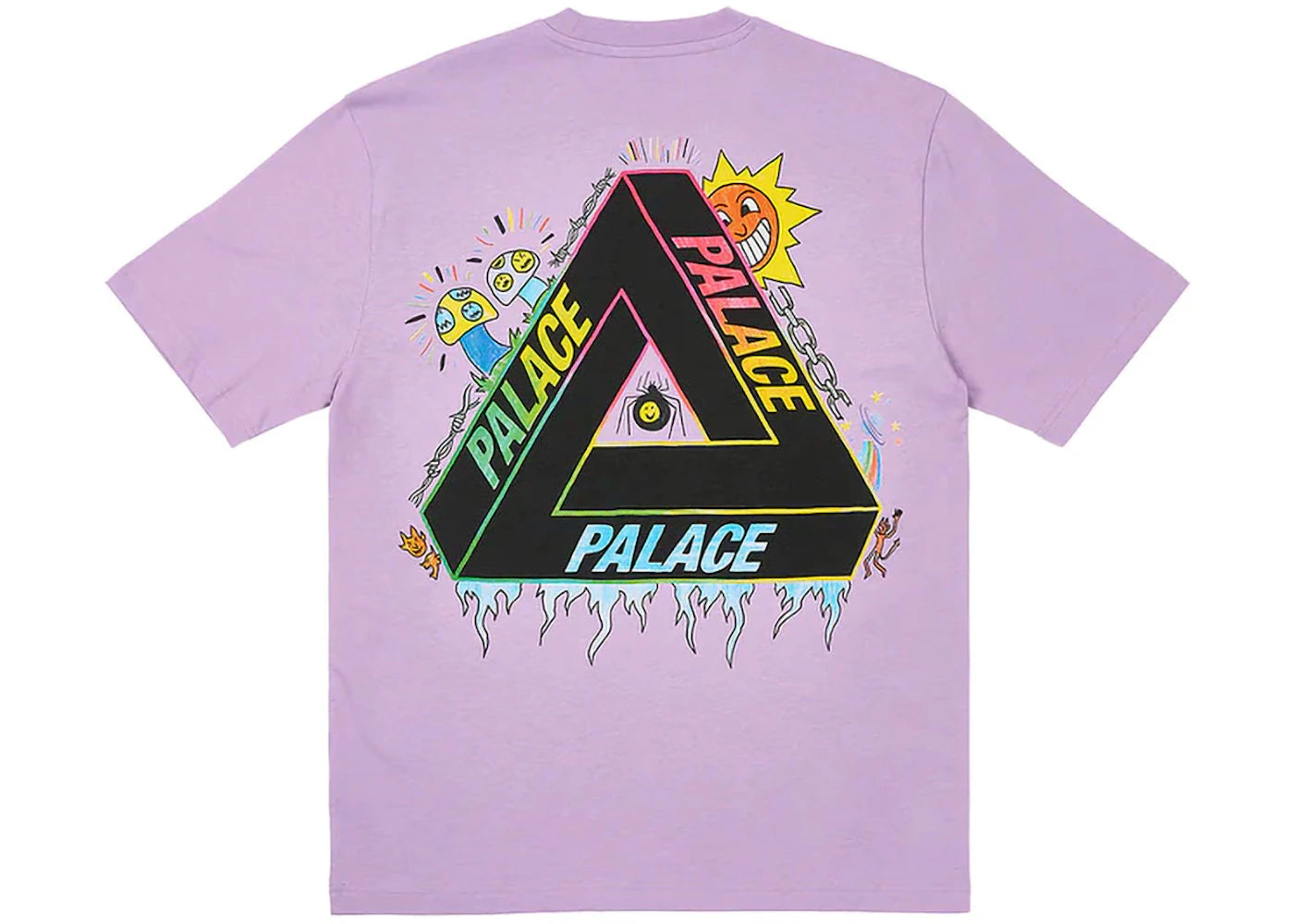 Palace Tri-Lottie T-Shirt Light Purple