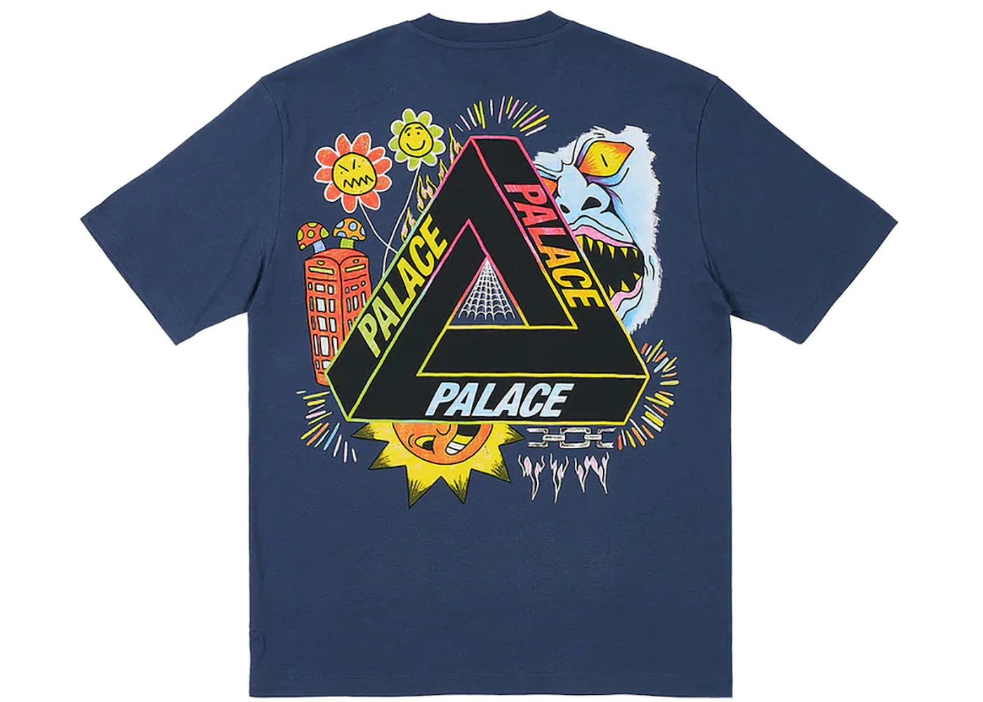 Palace Tri-Lottie T-Shirt Navy