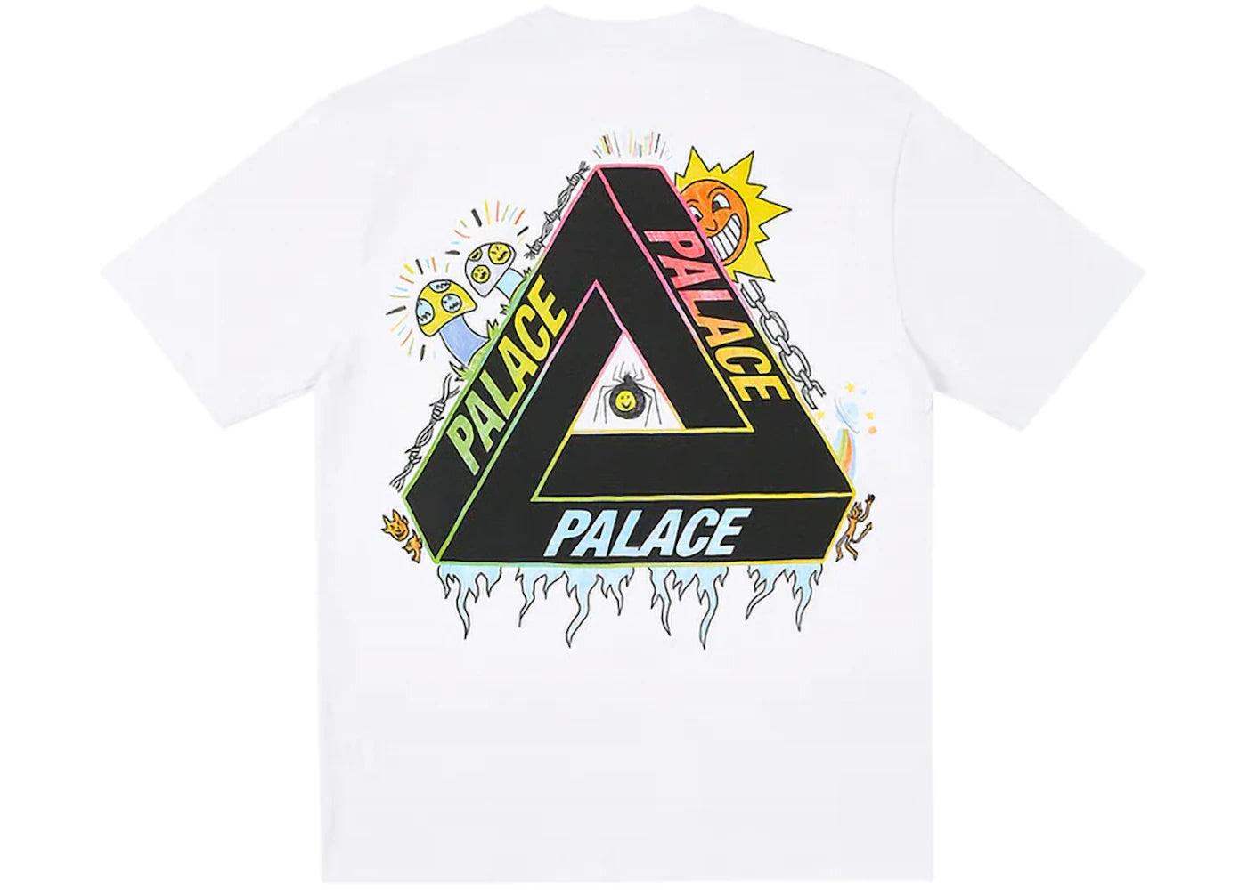 Palace Tri-Lottie T-Shirt White