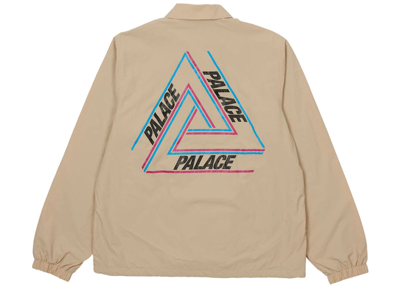 Palace Tri Outline Coach Jacket Tan