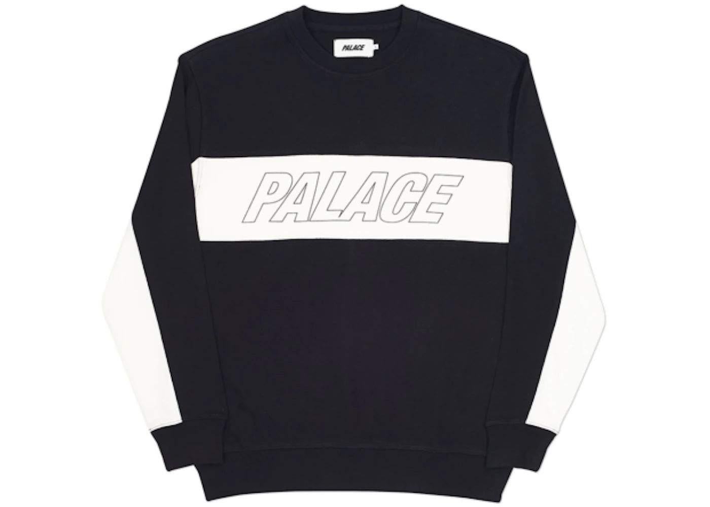 Palace Tri Panel Crew Black/White