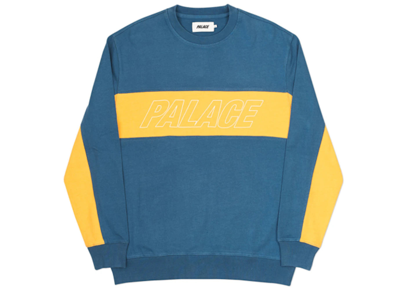 Palace Tri Panel Crew Teal/Orange