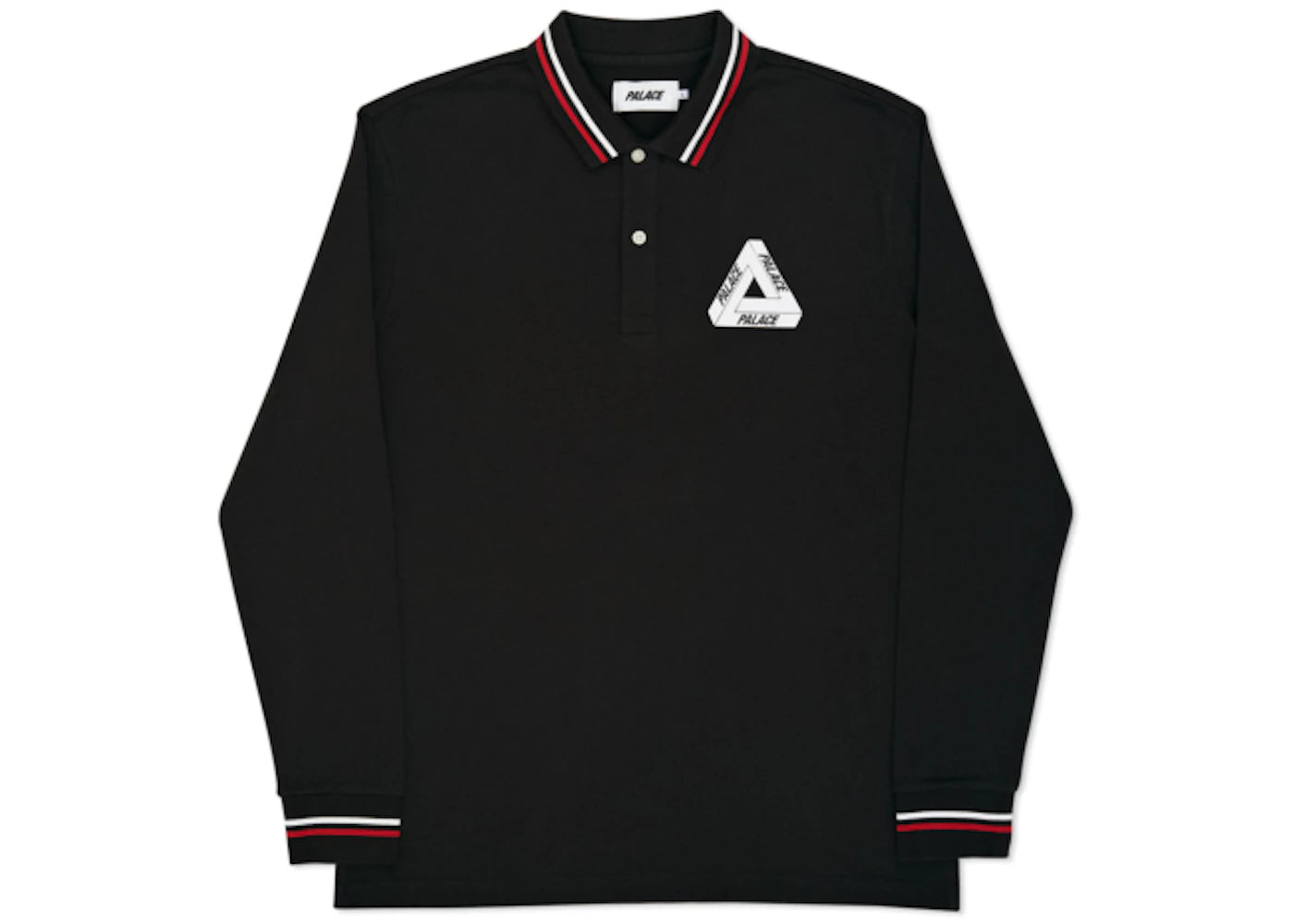 Palace Tri Polo Longsleeve Black