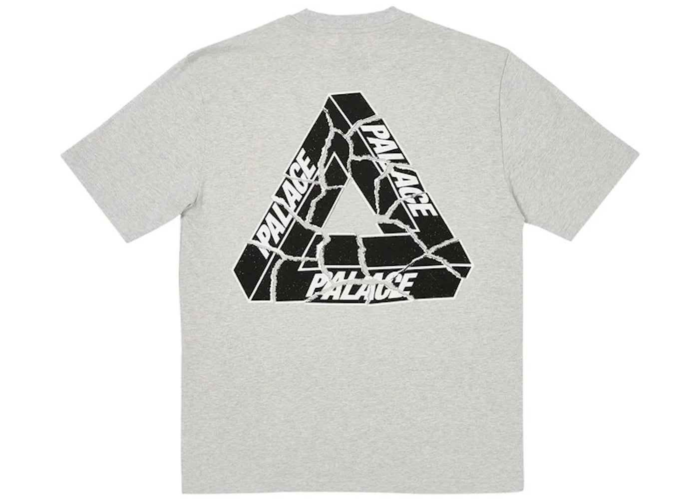 Palace Tri-Ripped T-Shirt Grey Marl