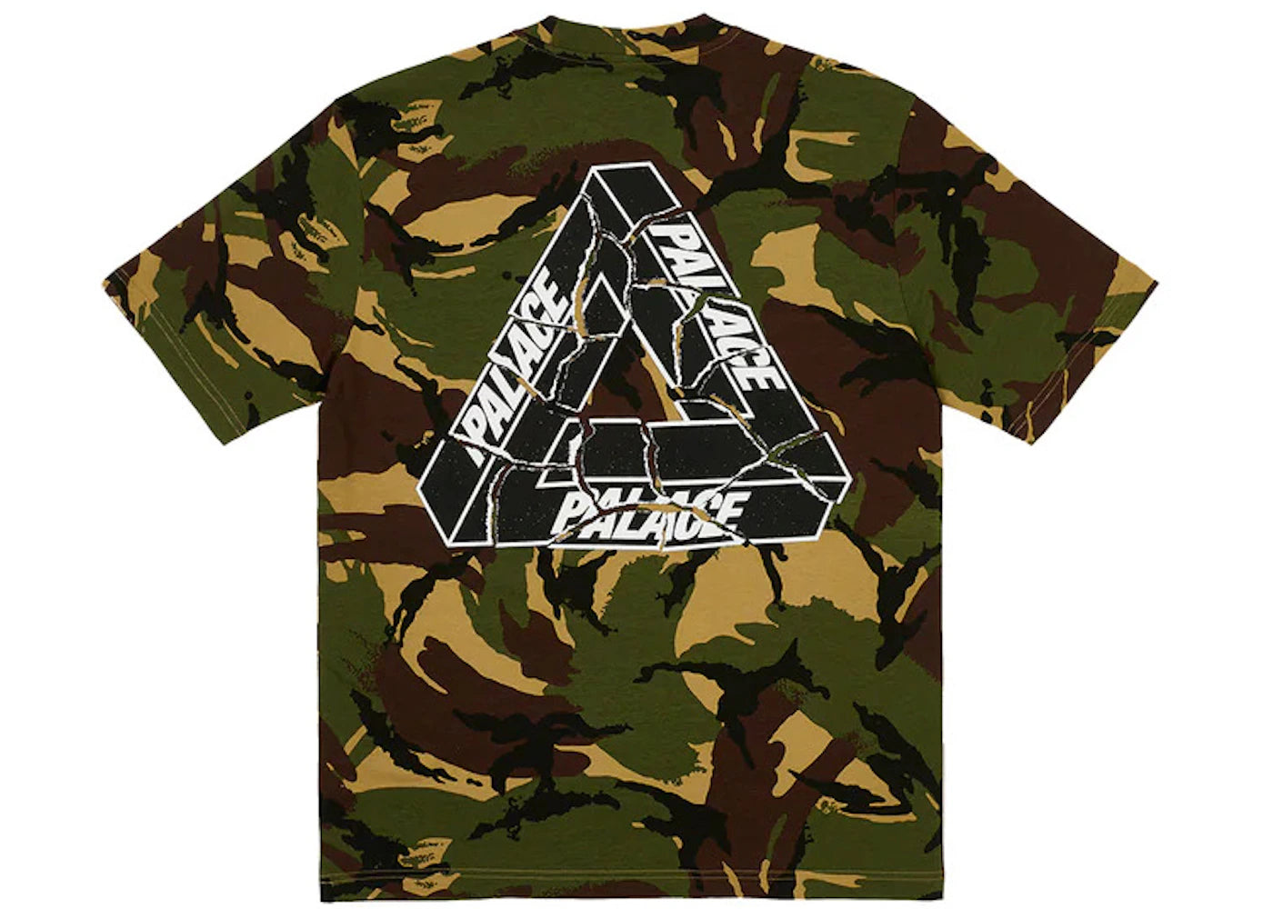 Palace Tri-Ripped T-Shirt Woodland Camo