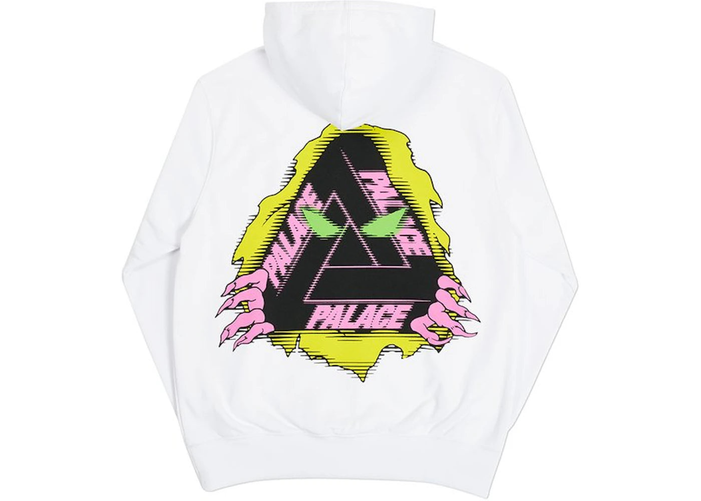 Palace Tri-Ripper Hoodie White