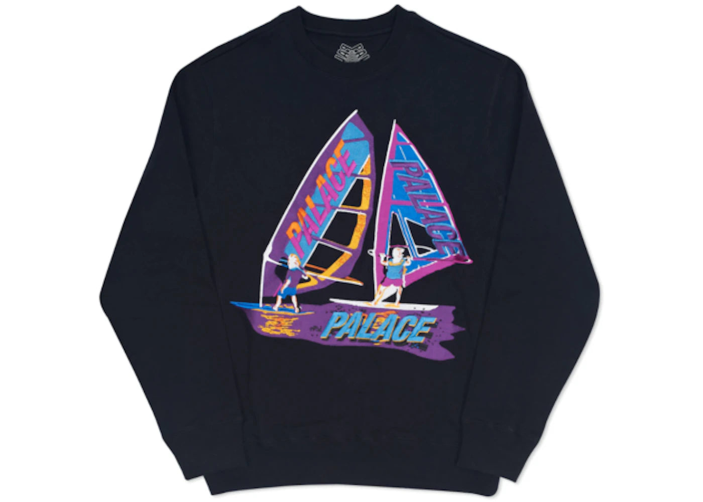 Palace Tri-Sail Crew Black