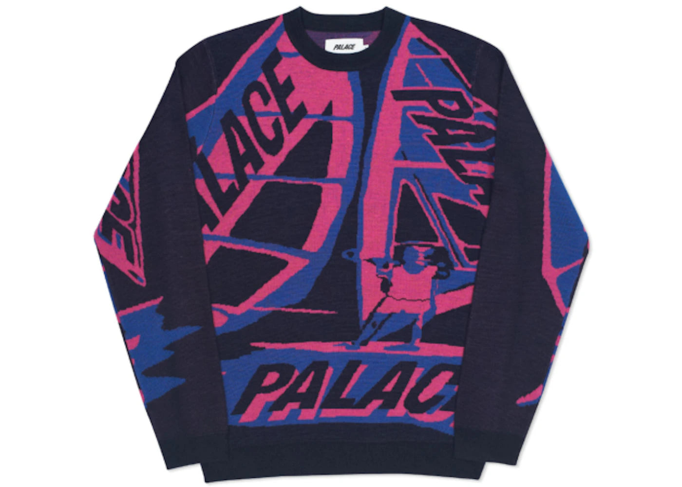 Palace Tri-Sail Knit Black