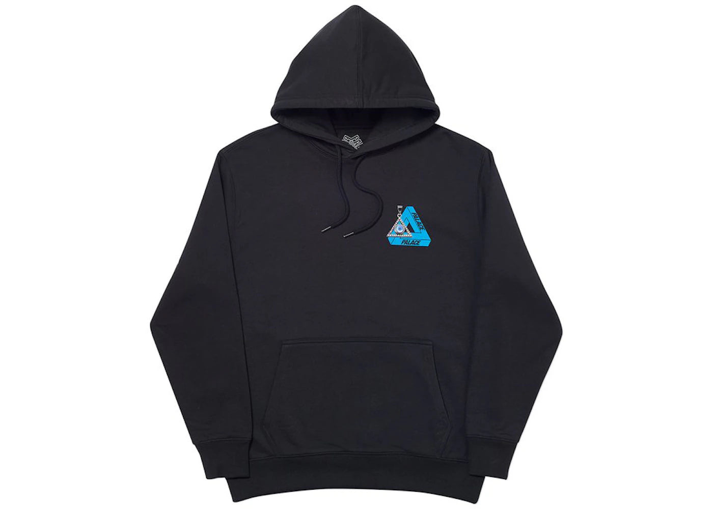 Palace Tri-Smiler Hood Black