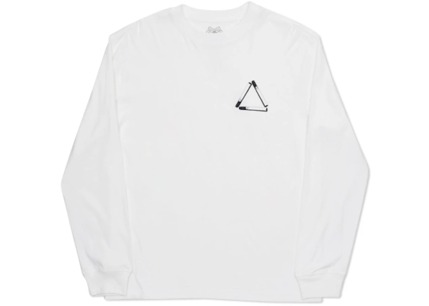 Palace Tri Smoke L/S T-shirt White