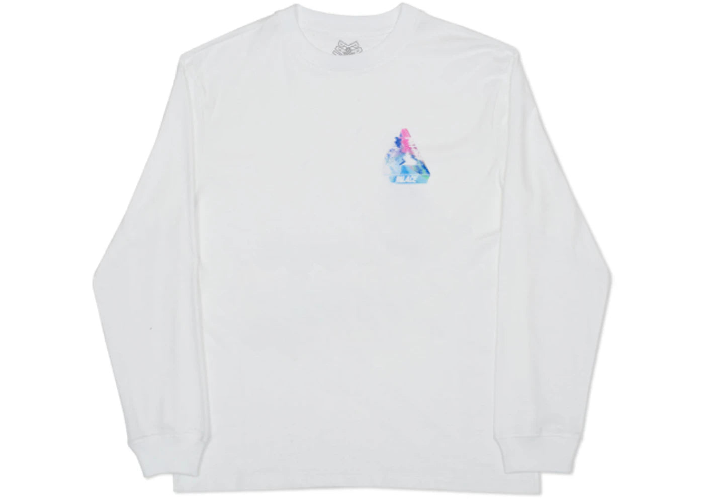 Palace Tri-Smudge L/S T-shirt White