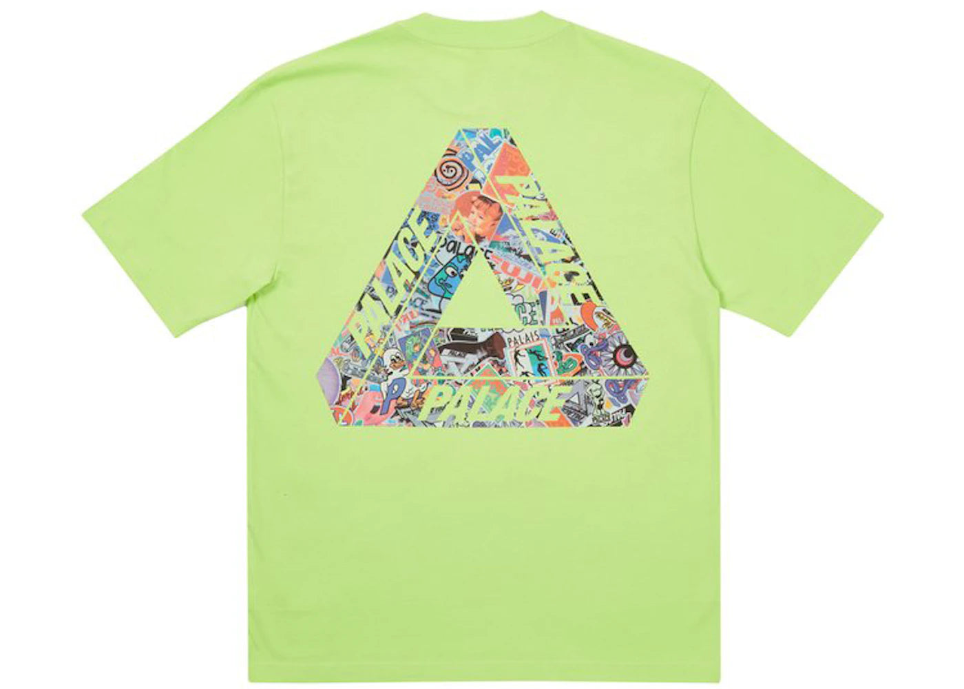 Palace Tri-Sticker Pack T-shirt Light Lime