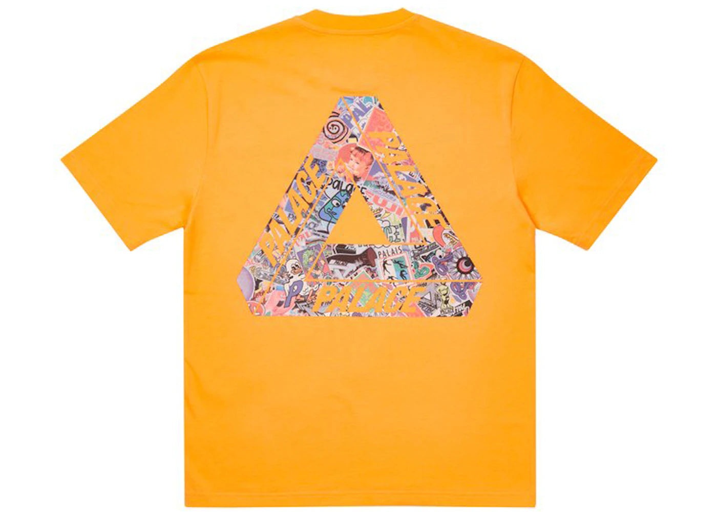Palace Tri-Sticker Pack T-shirt Light Orange