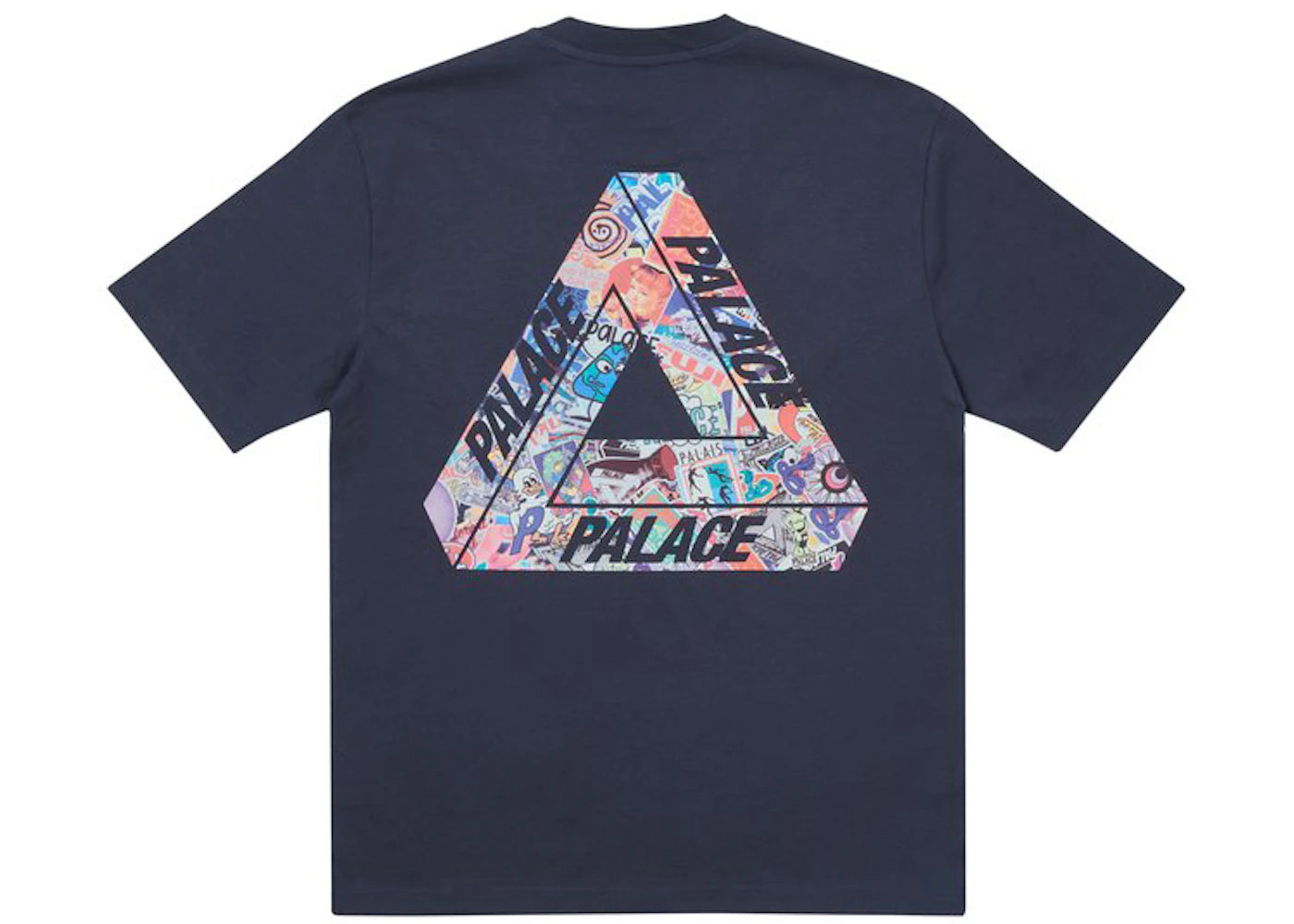 Palace Tri-Sticker Pack T-shirt Navy