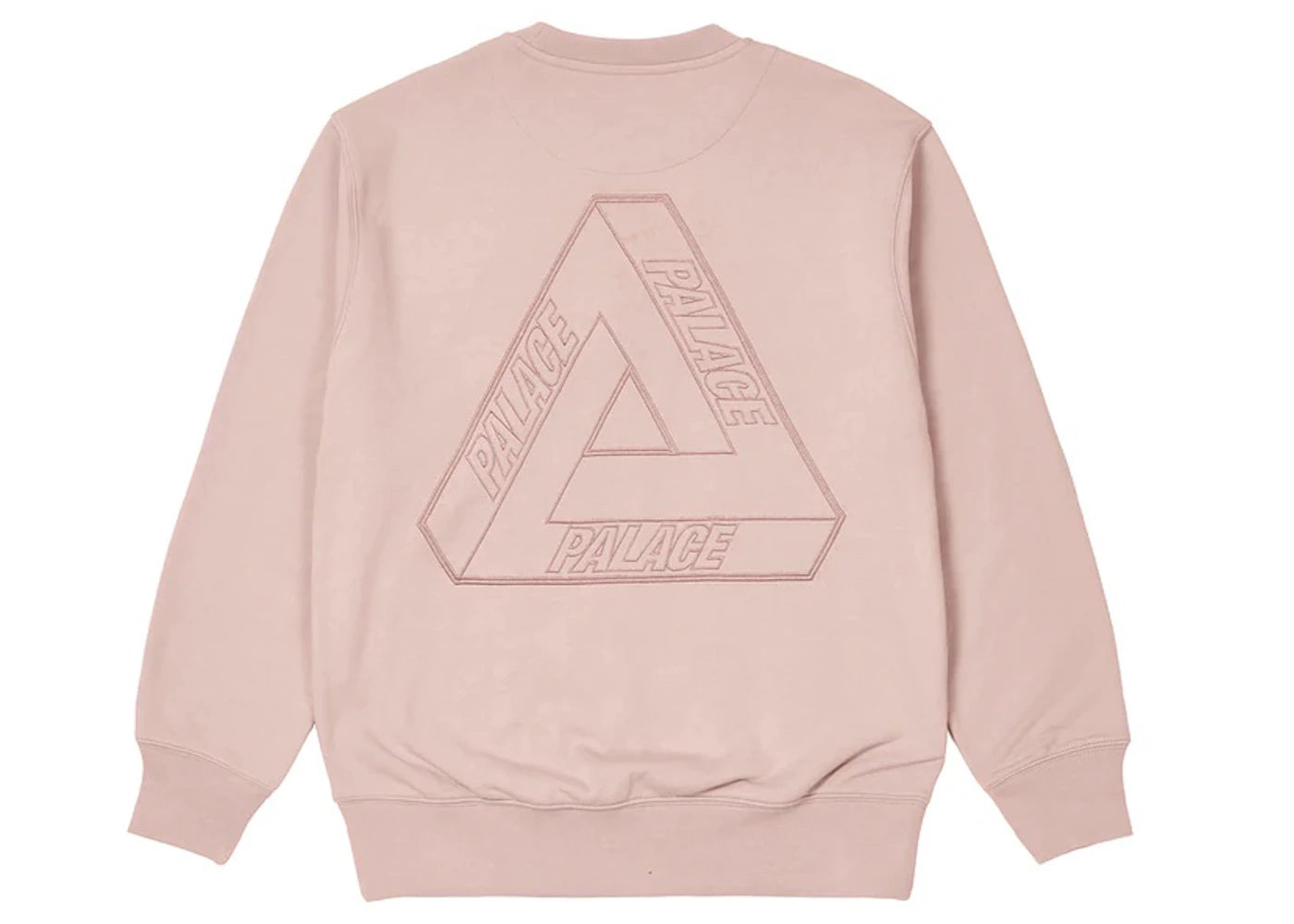 Palace Tri-Stitch Crew Pink