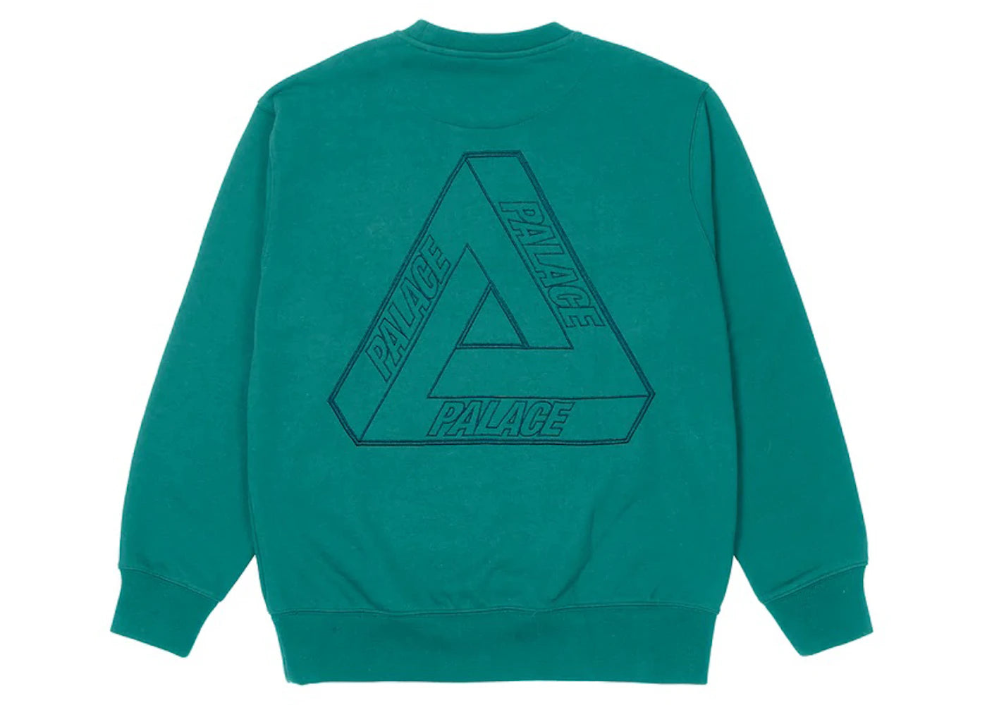 Palace Tri-Stitch Crew Teal