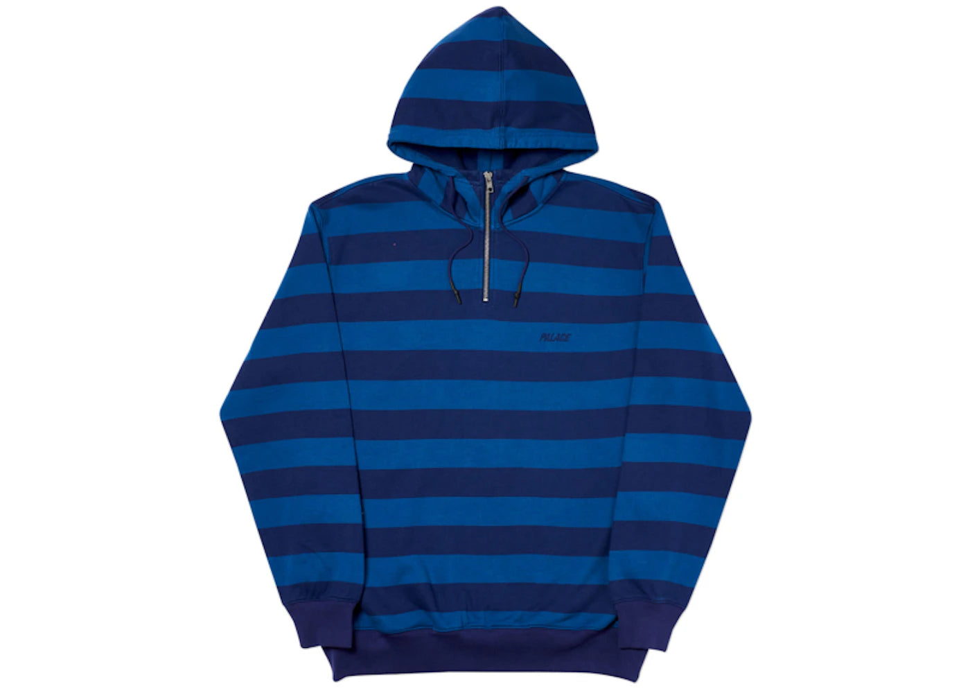 Palace Tri-Stripe-Zip Hood Blue/Navy