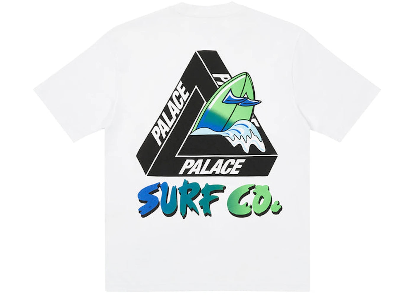 Palace Tri-Surf Co T-shirt White