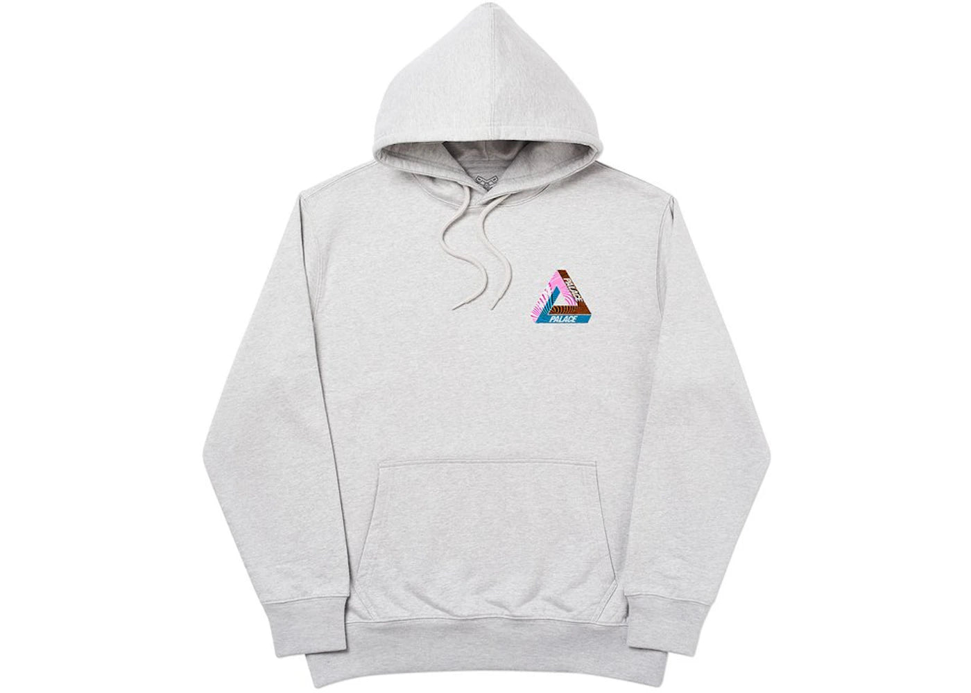 Palace Tri-Tex Hood Grey Marl