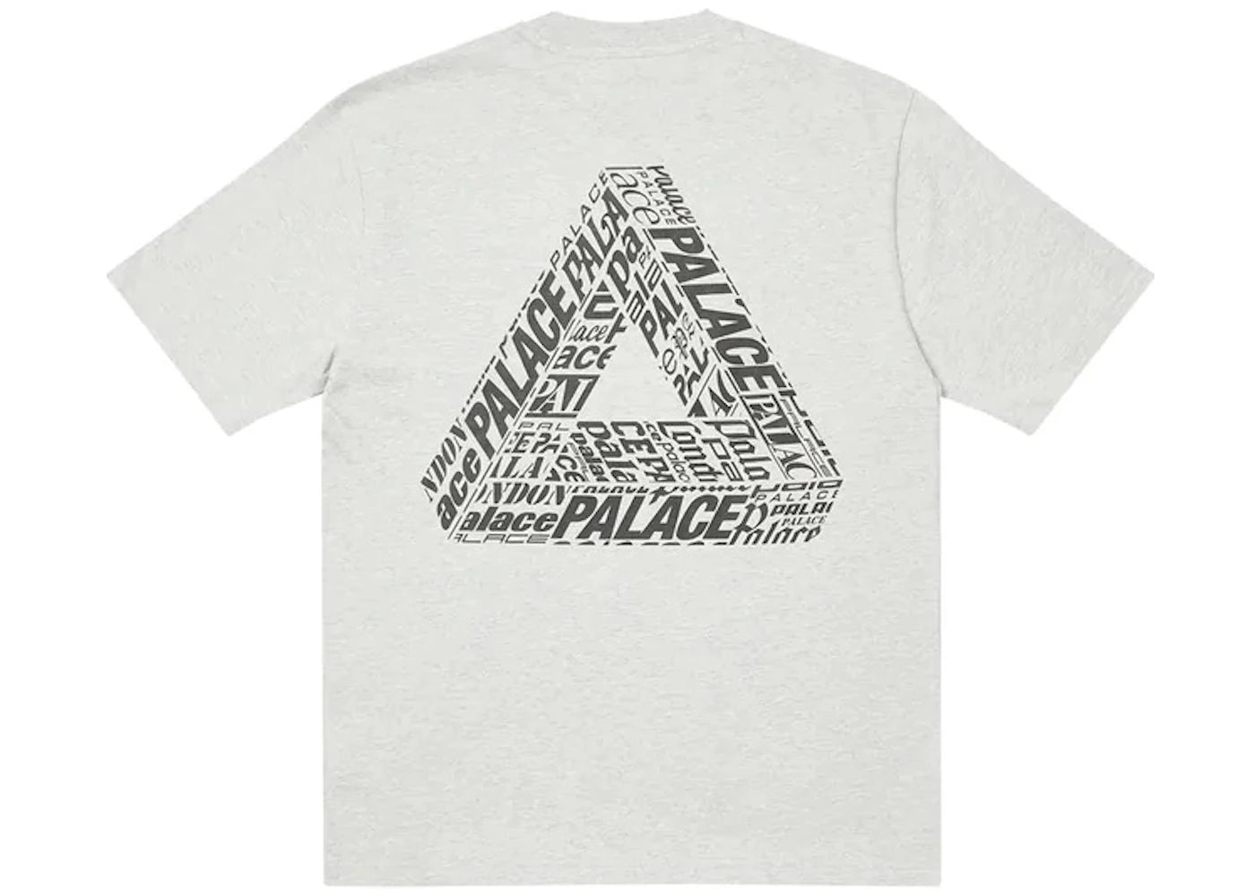 Palace Tri-Text T-Shirt Grey Marl