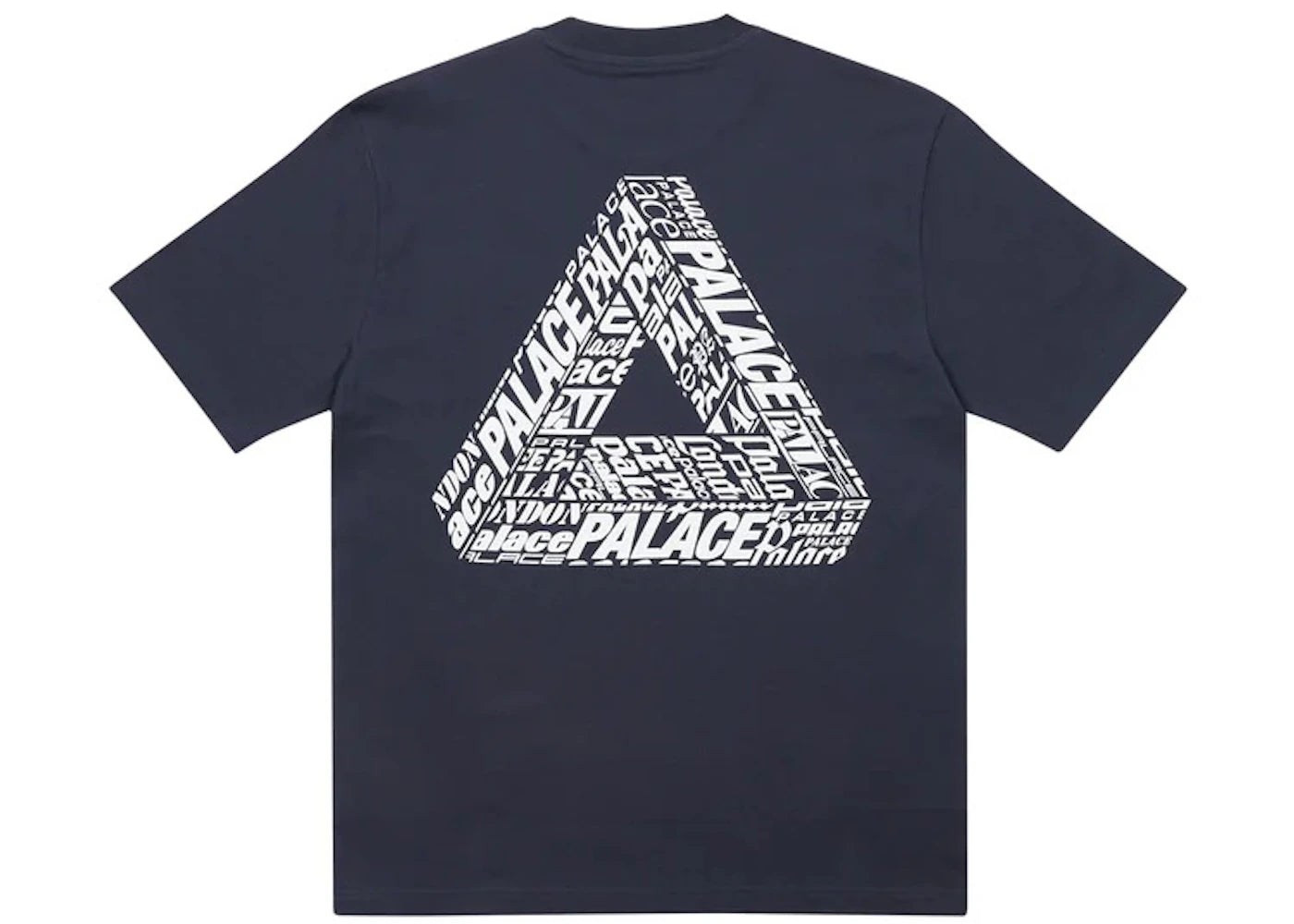 Palace Tri-Text T-Shirt Navy