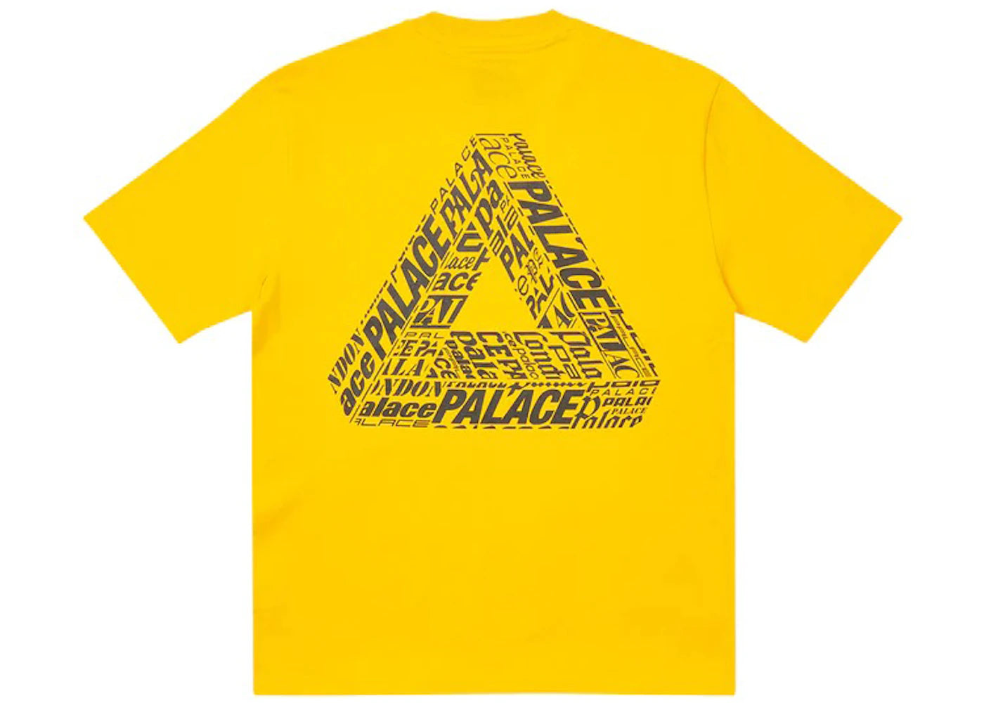 Palace Tri-Text T-Shirt Yellow