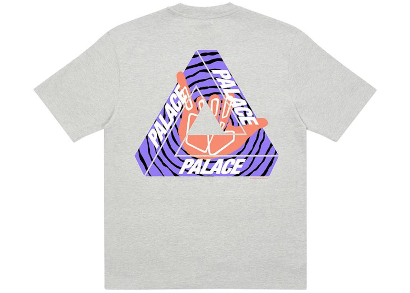 Palace Tri-Zooted Shakka T-shirt Grey Marl