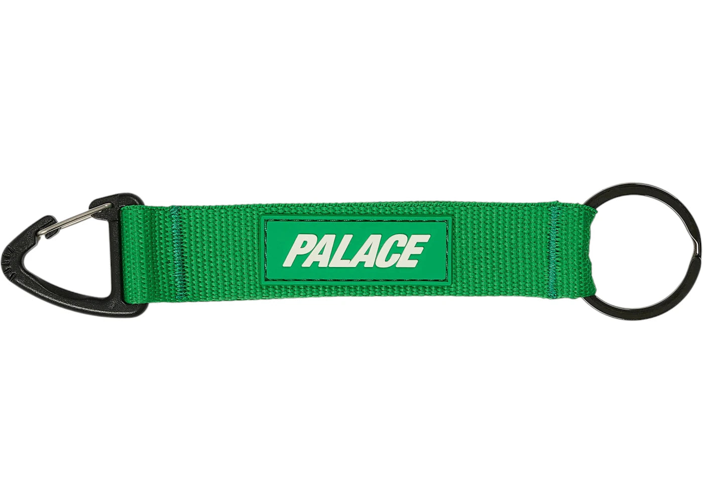 Palace Triangle Webbing Keyring Green