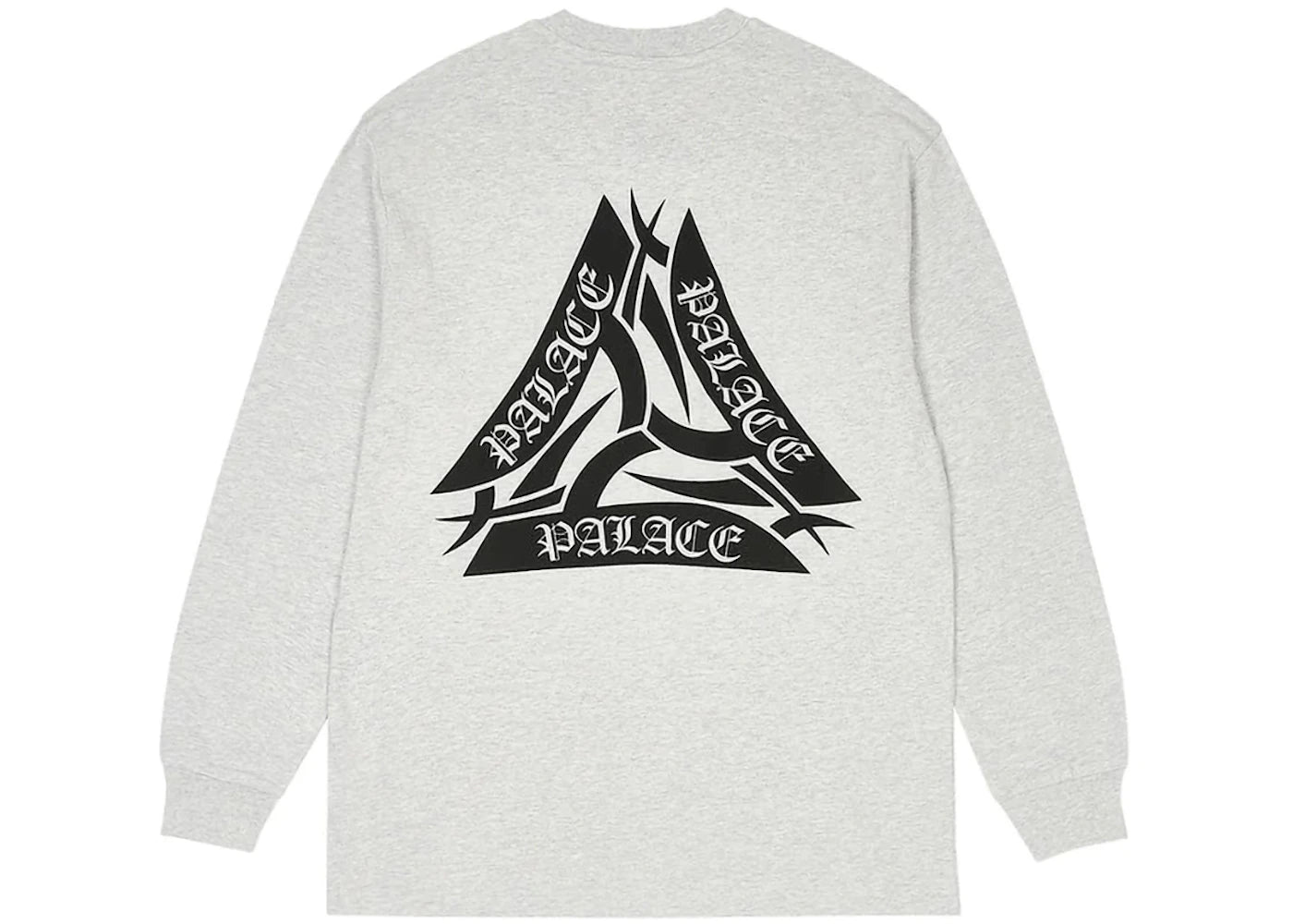 Palace Tribal Tri Longsleeve Grey Marl