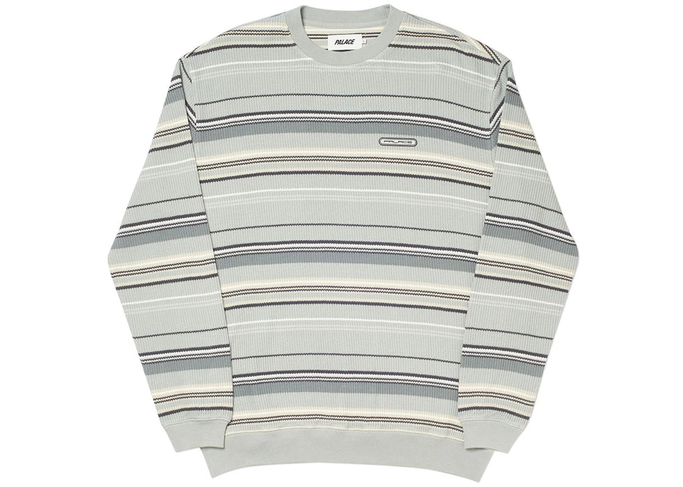 Palace Trim Rib Crew Grey