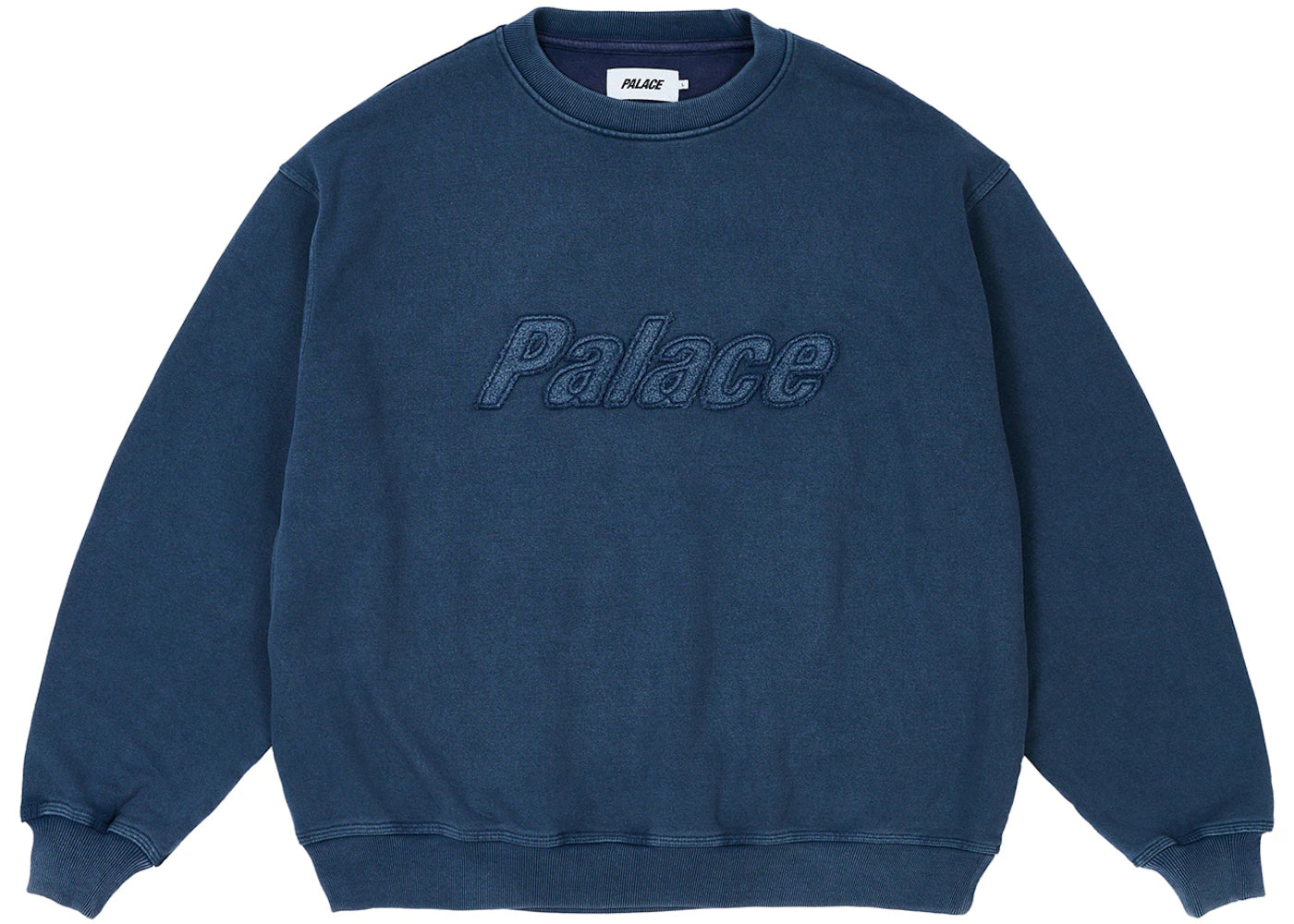 Palace Triple Stitch Crew Pigment Navy