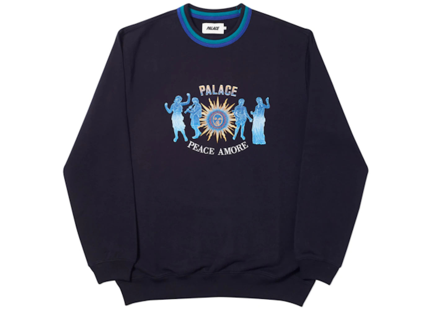 Palace Tripper Rib Crew Black