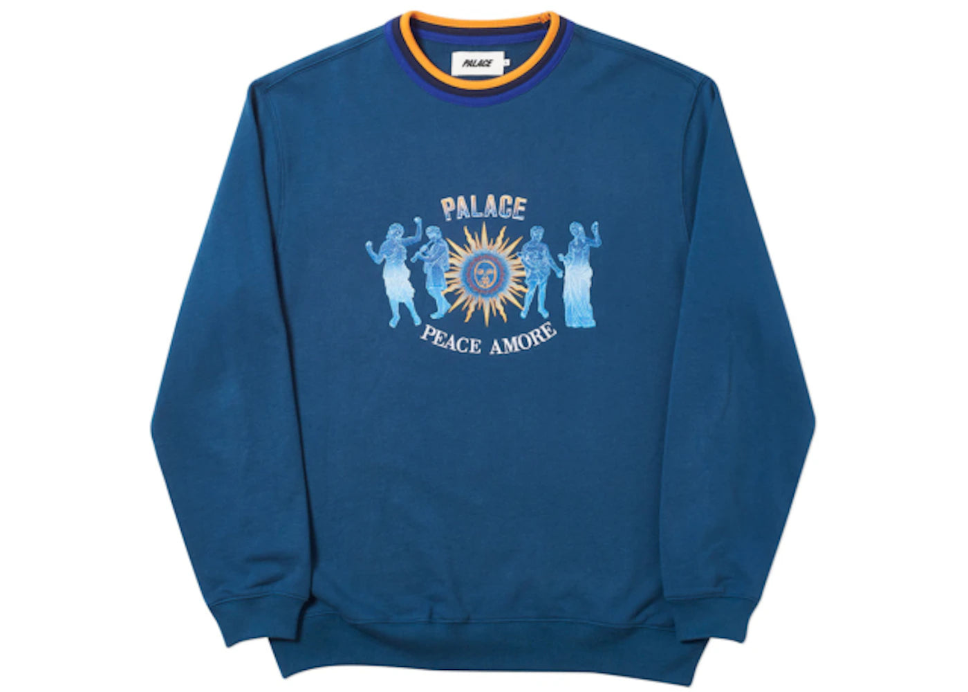 Palace Tripper Rib Crew Blue