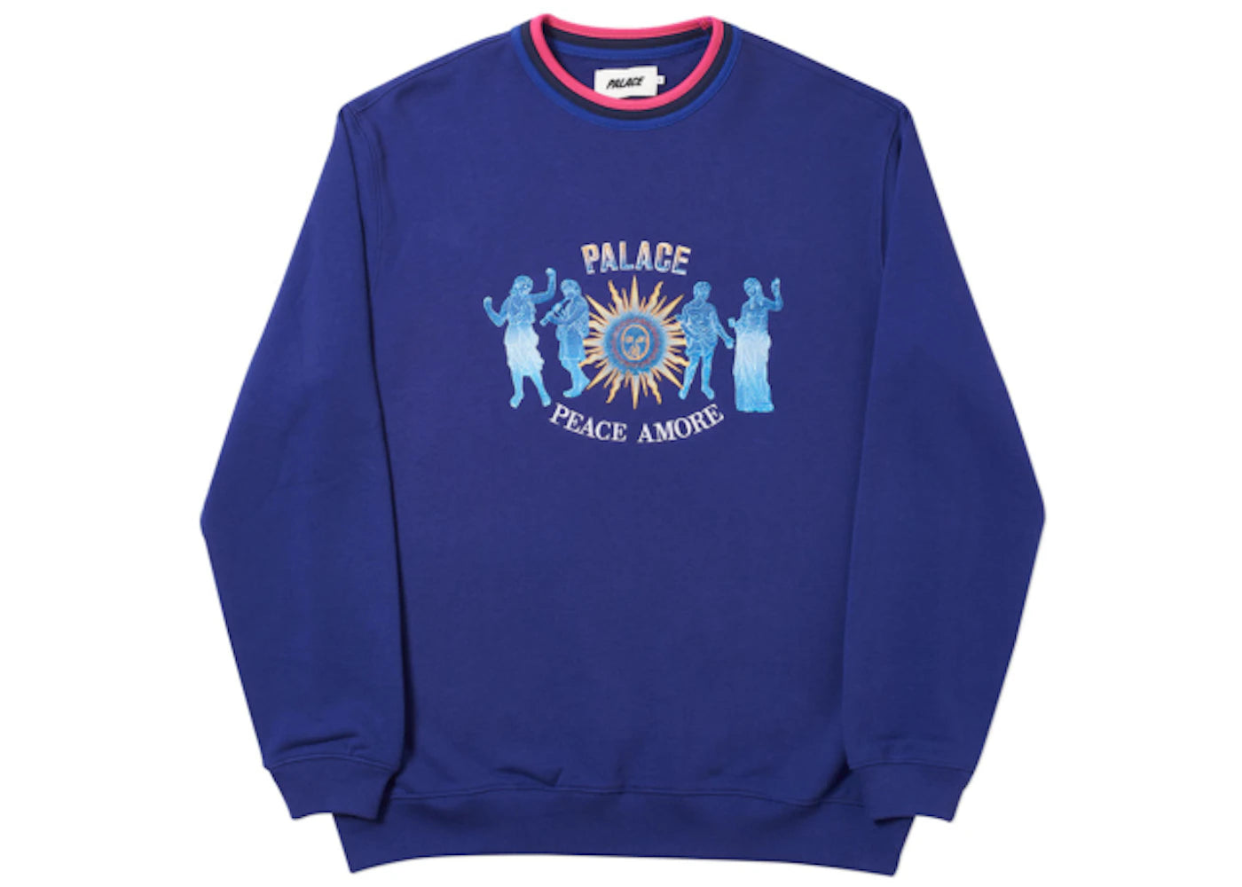 Palace Tripper Rib Crew Purple