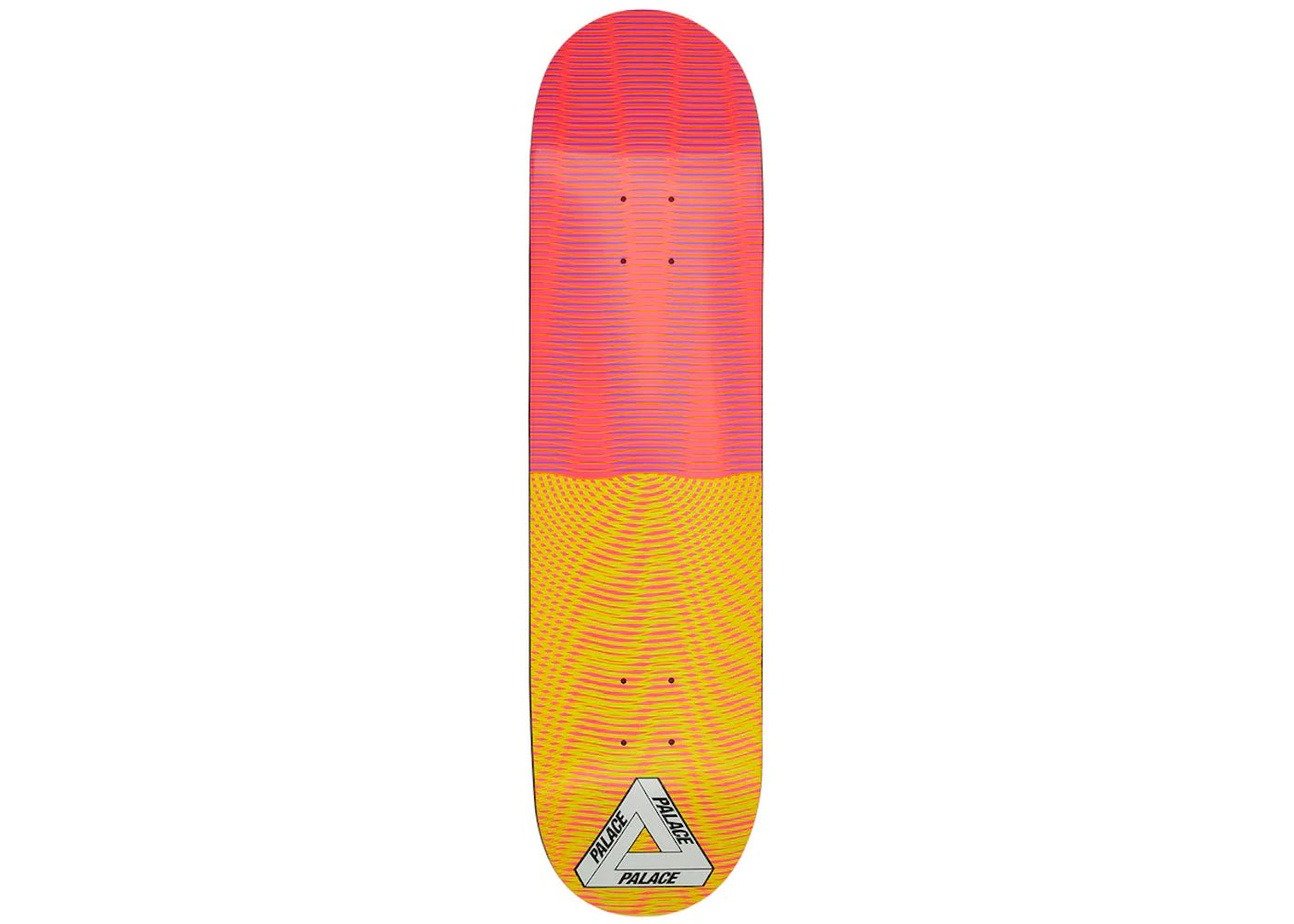 Palace Trippy Skateboard Deck Red/Yellow