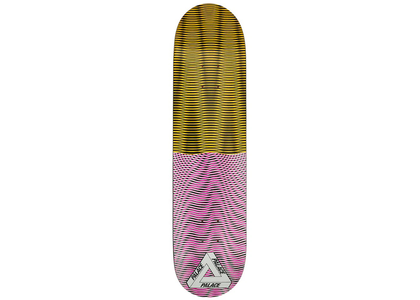 Palace Trippy Skateboard Deck Yellow/Pink