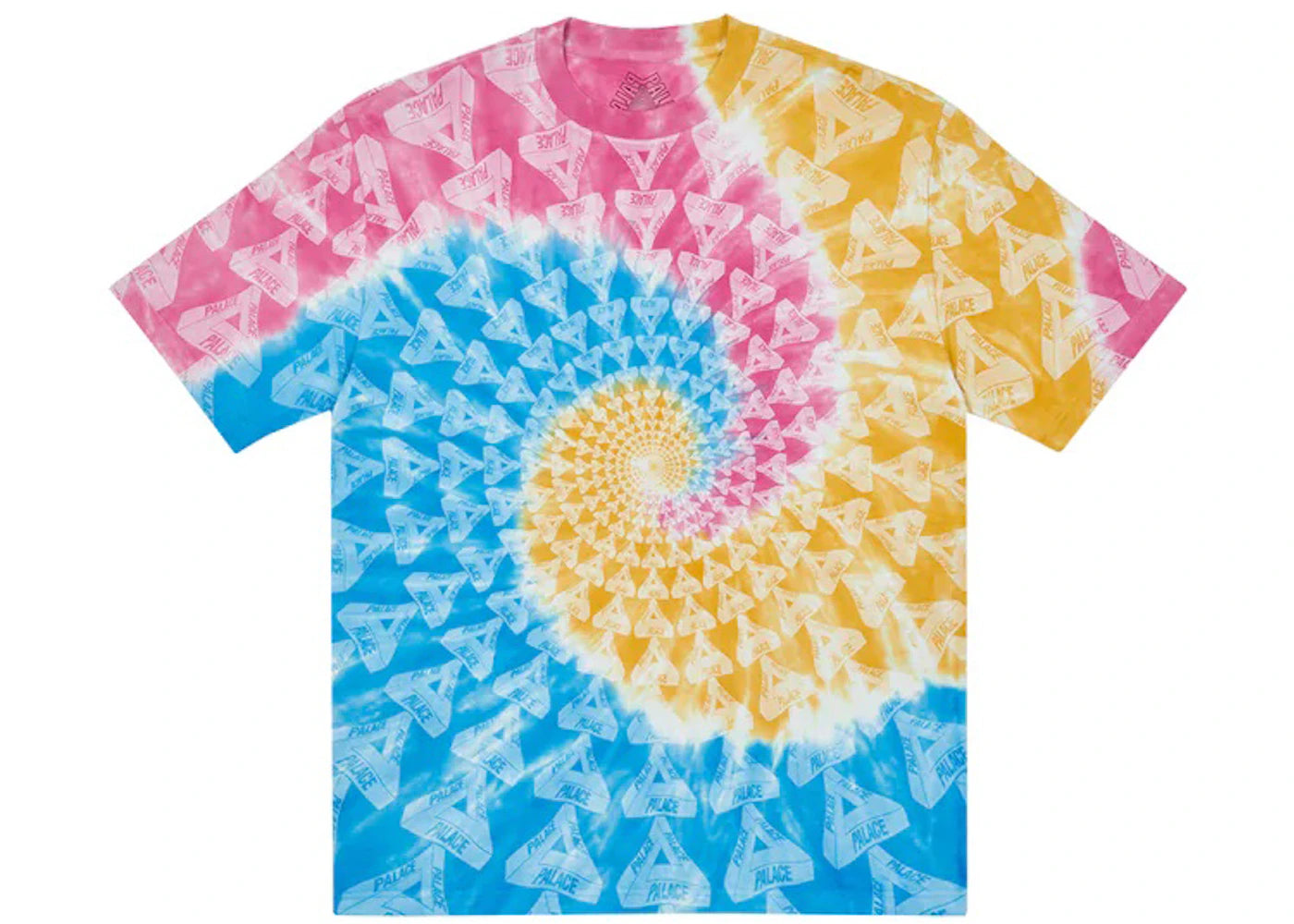 Palace Trippy Tri-Ferg T-shirt Blue Swirl