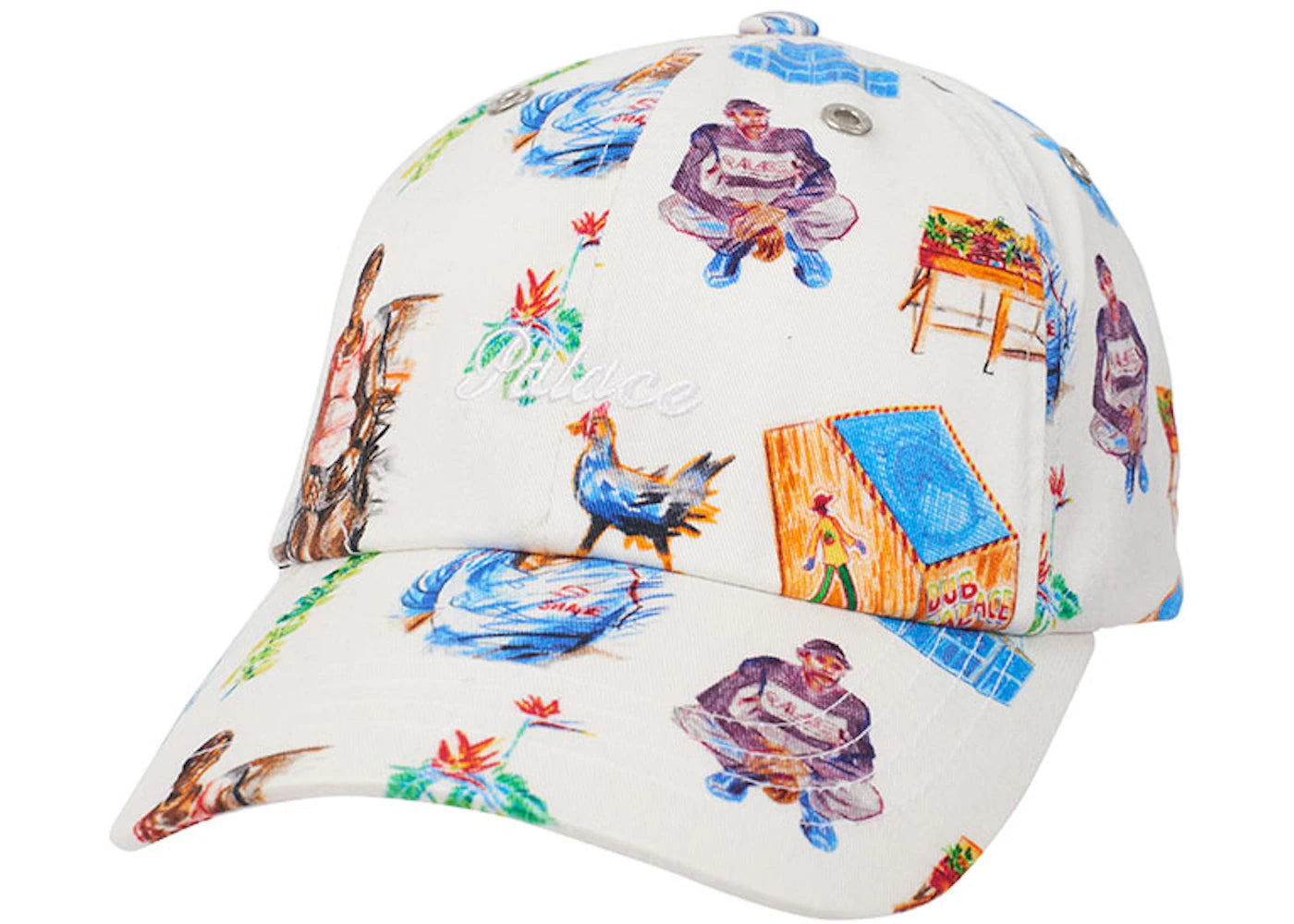 Palace Trolley 6-Panel Hat Multi