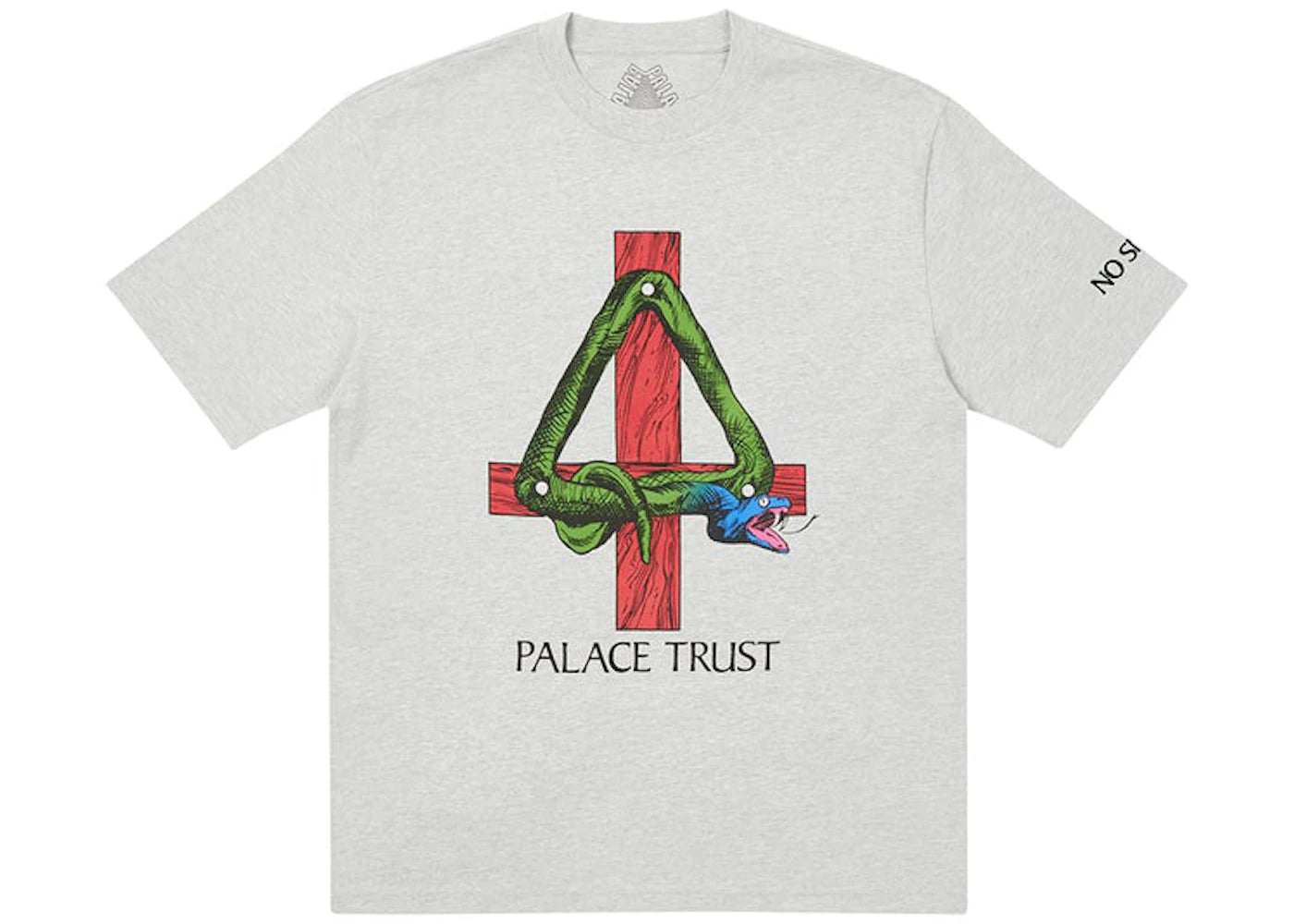 Palace Trust Palace T-shirt Grey Marl