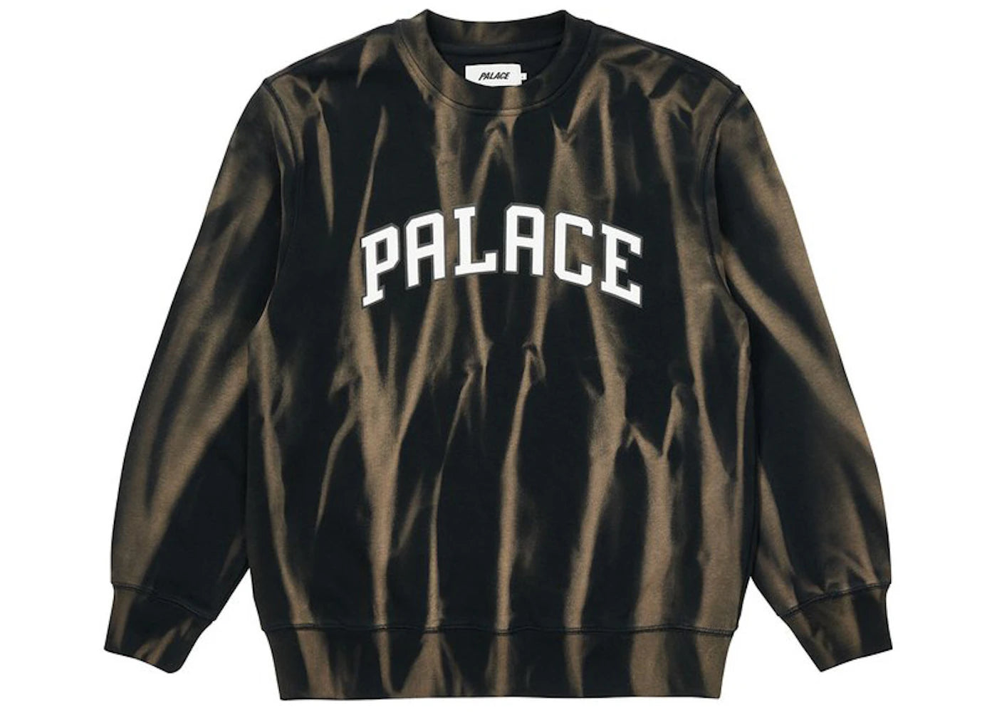 Palace Try-Dye Crew Black/White