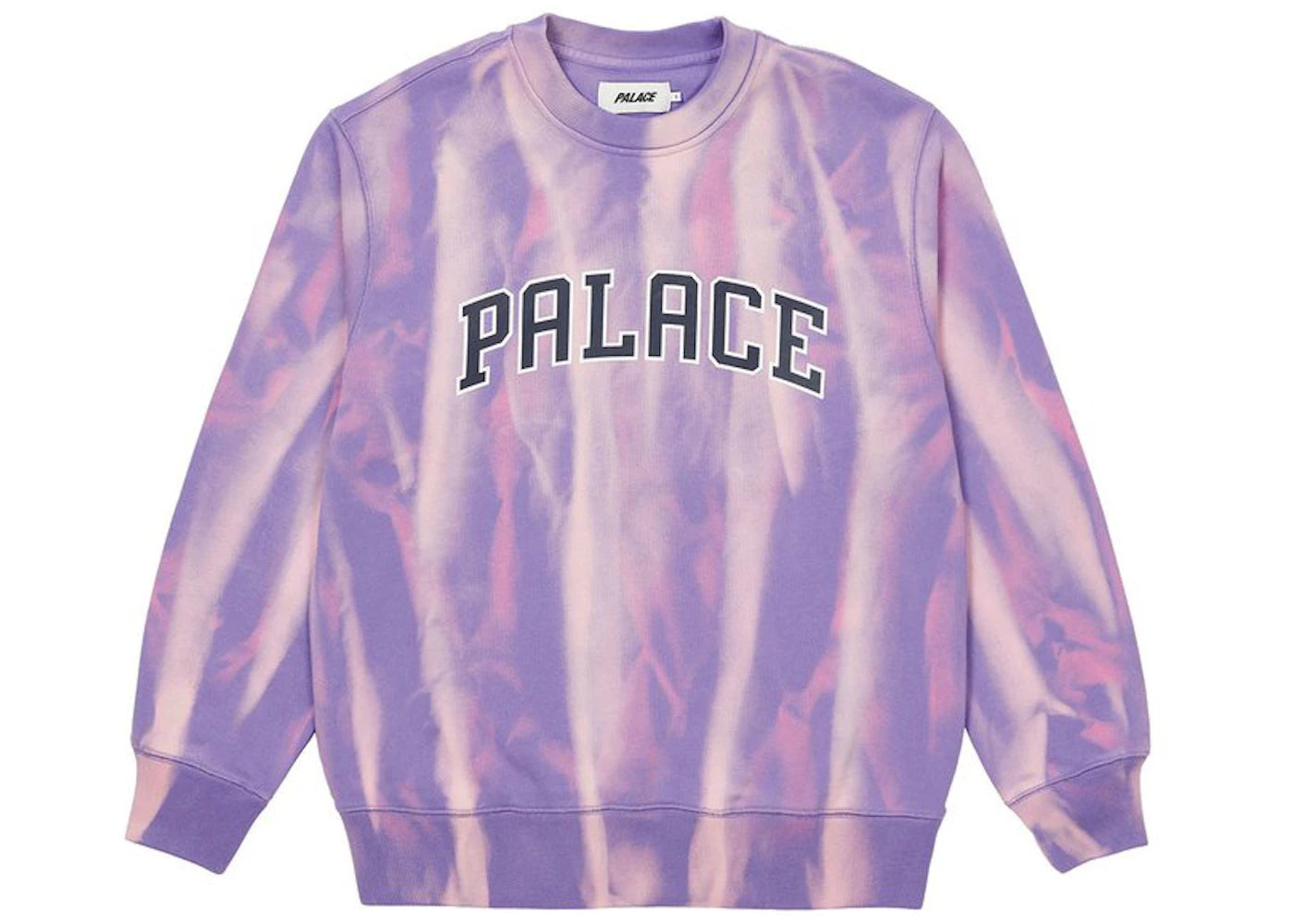 Palace Try-Dye Crew Purple/White
