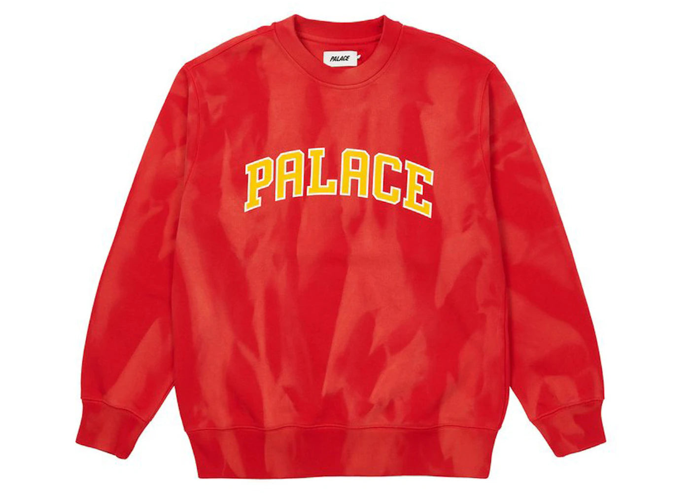 Palace Try-Dye Crew Red/White