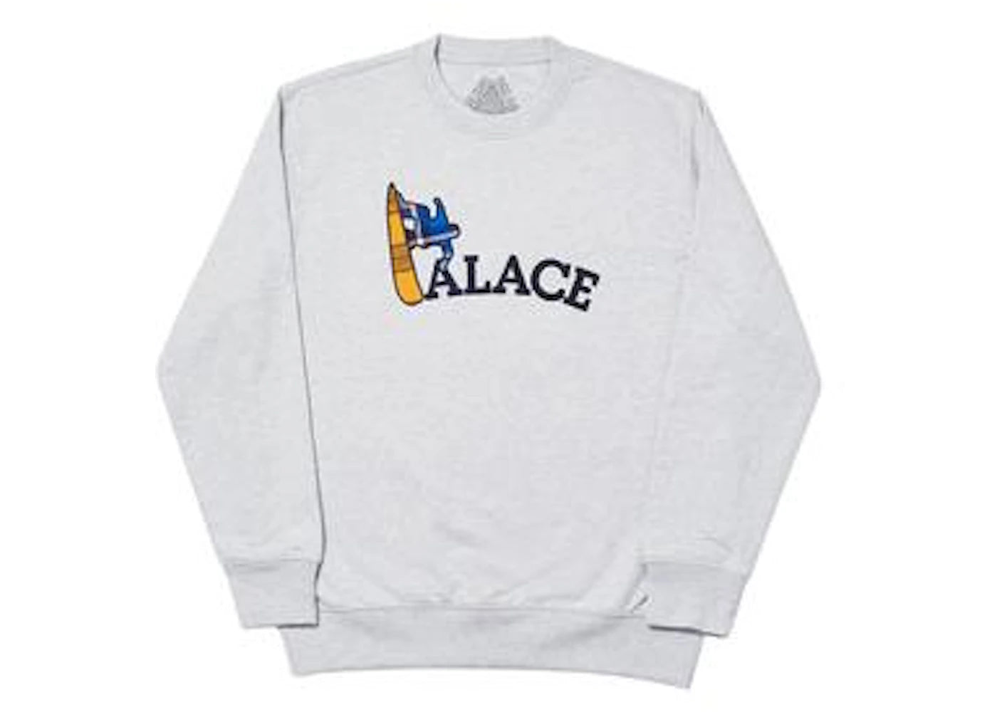 Palace Turf Surf Crew Grey Marl