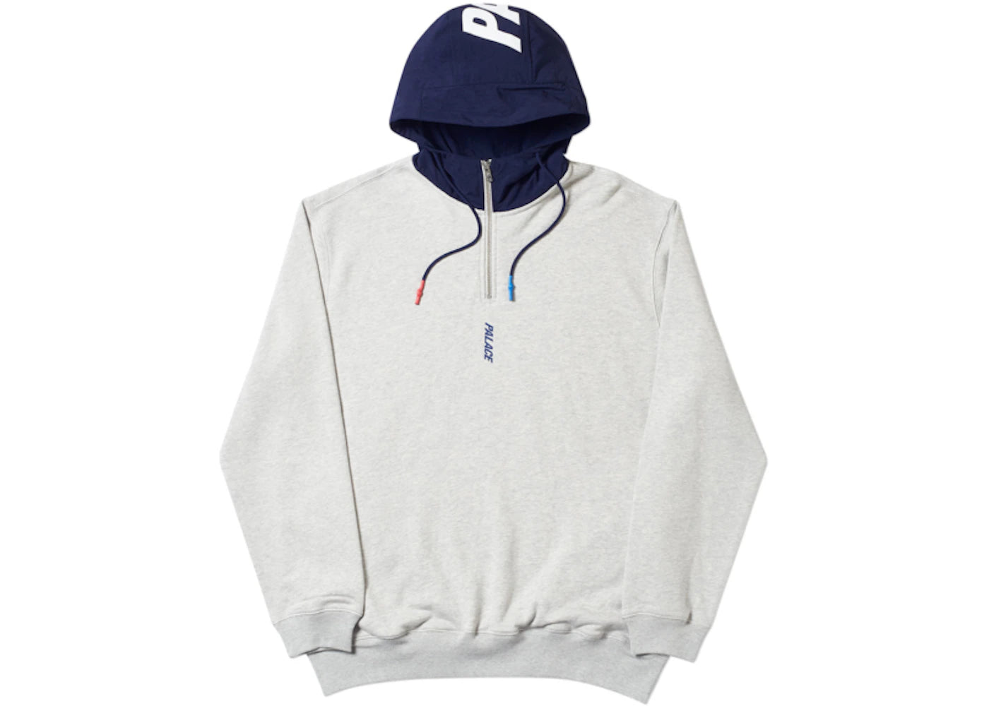 Palace Twill 1/4 Hood Grey Marl