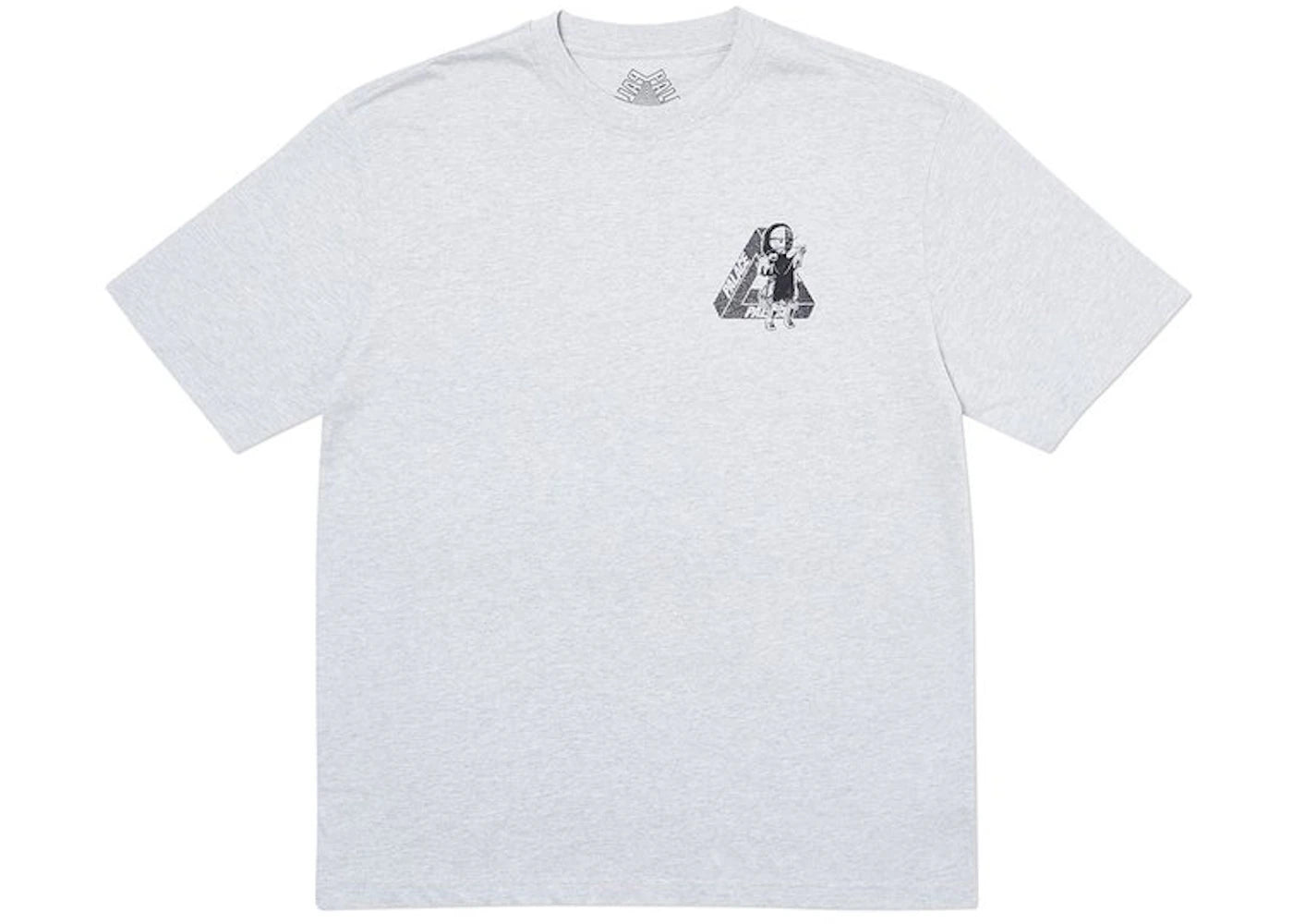 Palace U Figure T-shirt Grey Marl