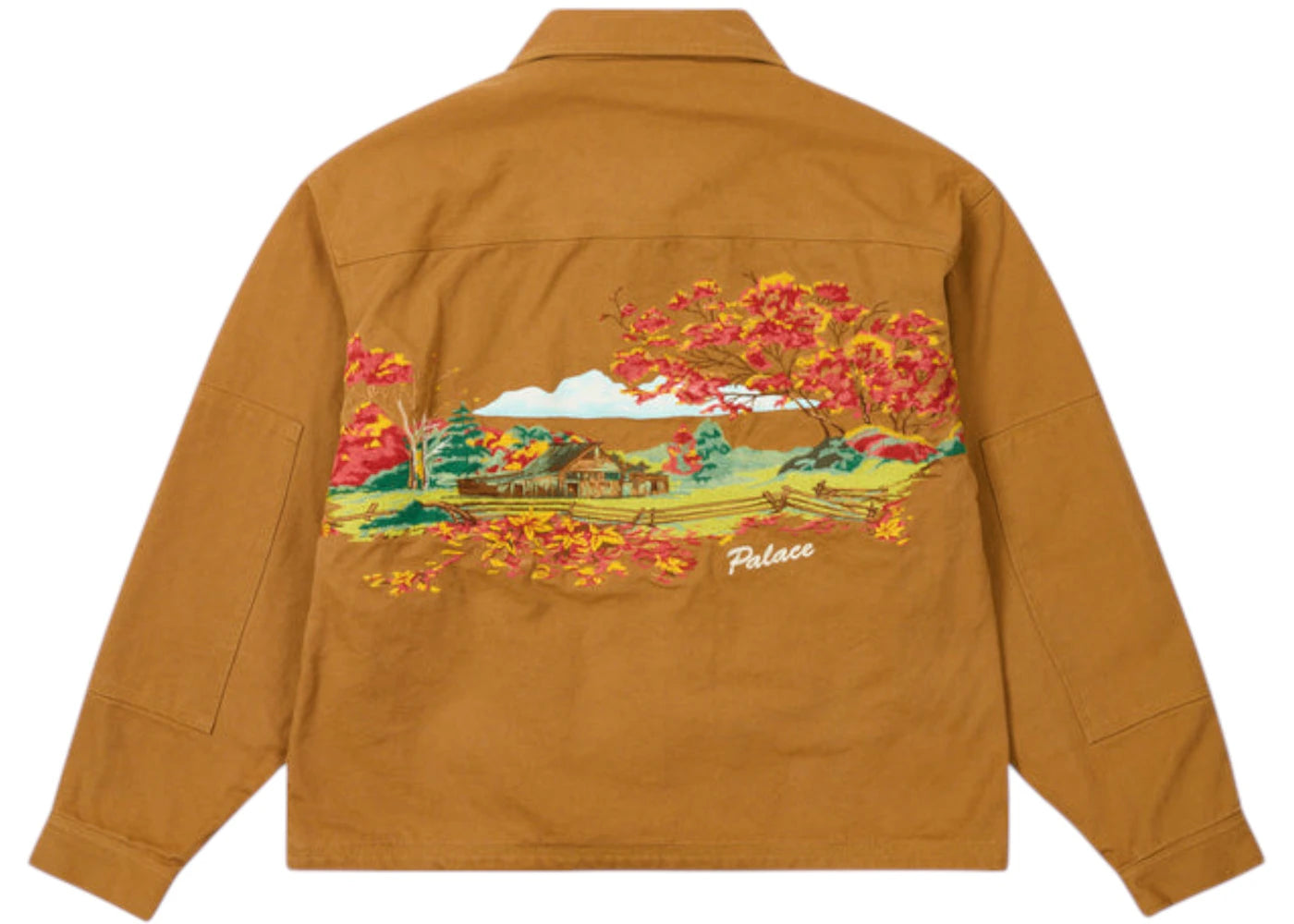 Palace Utility Fleece Jacket Brown