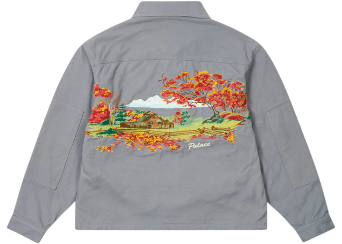 Palace Utility Fleece Jacket Grey