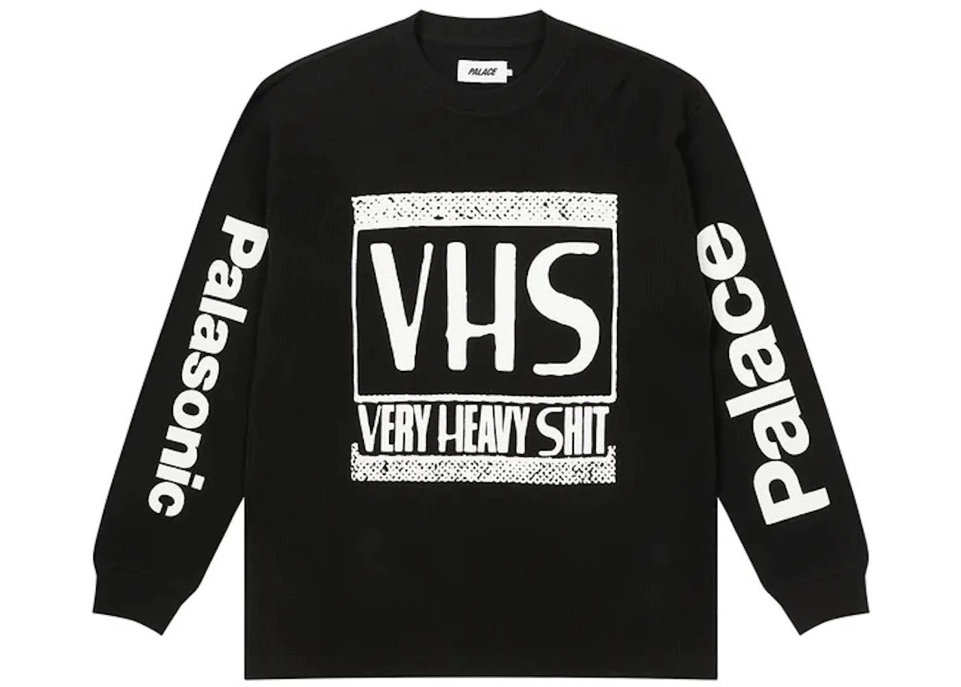 Palace VHS Thermal Longlseeve Top Black