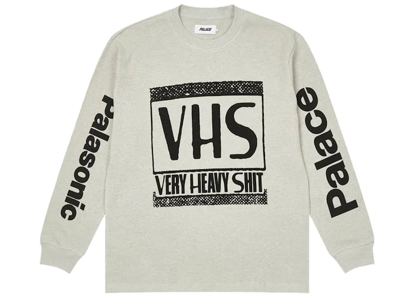 Palace VHS Thermal Longlseeve Top Grey Marl