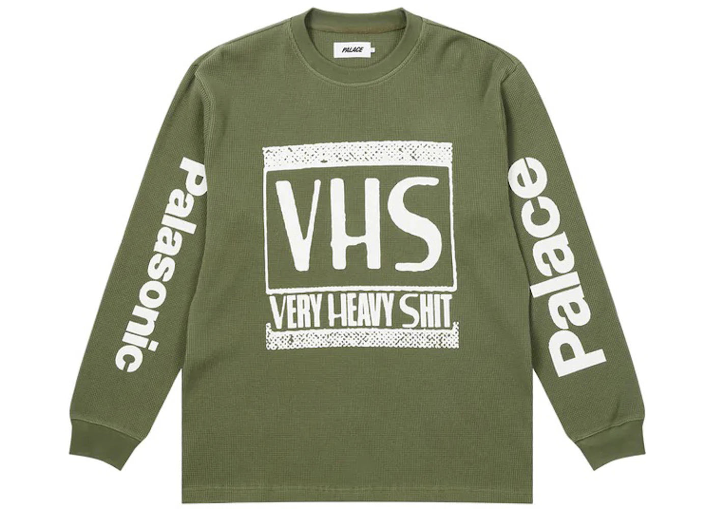 Palace VHS Thermal Longlseeve Top Olive